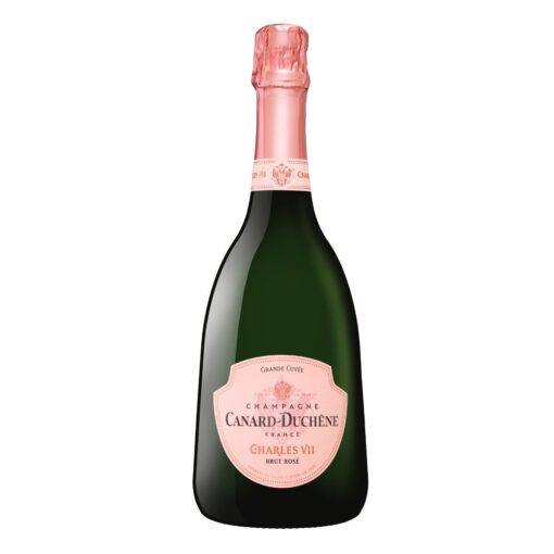 Fles champagne Charles VII Brut rosé van Canard Duchêne